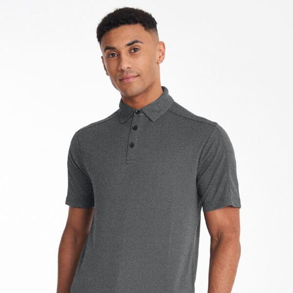 Denim jacquard polo Thumbnail