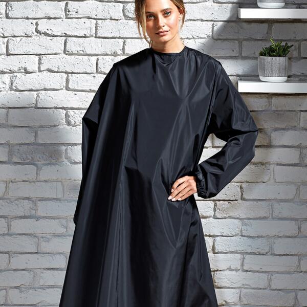 Long sleeve waterproof salon gown Thumbnail