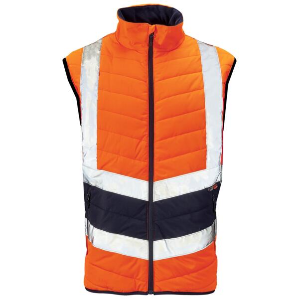 Hi Vis Puffer Bodywarmer 2 Tone Thumbnail