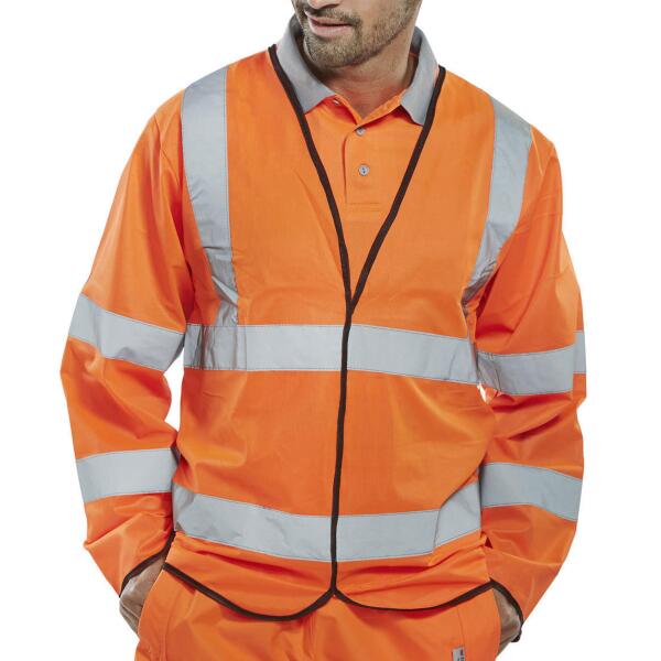 Fire Retardant Hi-vis Jerkin Orange Thumbnail