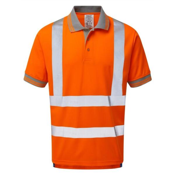 PULSAR® Hi Vis Orange Polo Shirt Thumbnail