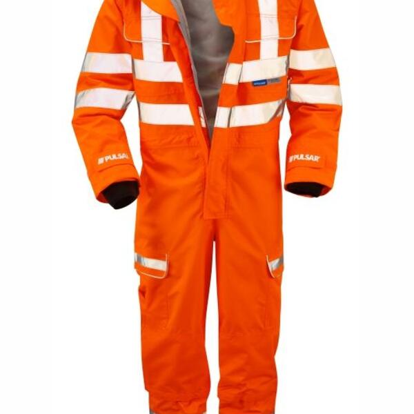 PULSAR® Hi Vis Waterproof Coverall Thumbnail