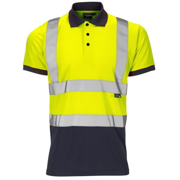 Supertouch Hi-Vis 2 Tone Polo Shirt Thumbnail