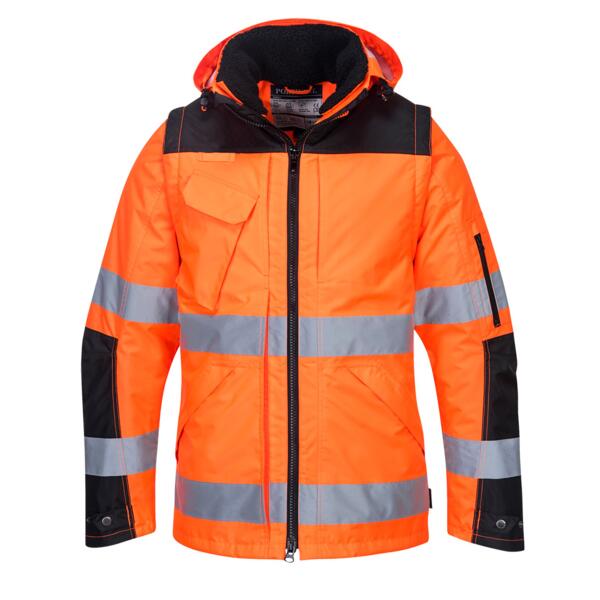 Hi-Vis 3-in-1 Contrast Winter Pro Jacket Thumbnail