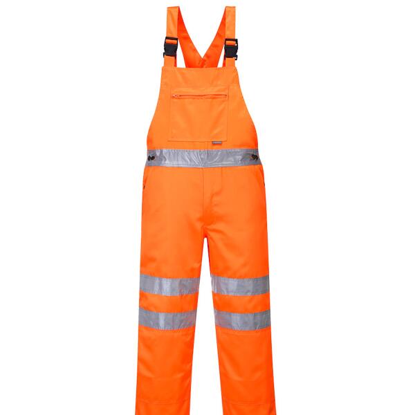 Hi-Vis Polycotton Service Bib and Brace Thumbnail