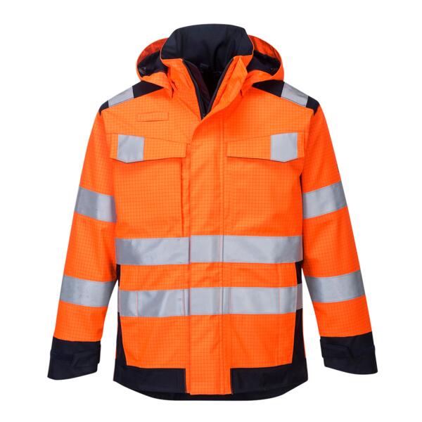 Modaflame Rain+ Hi-Vis Multi-Norm Contrast FR Jacket Thumbnail