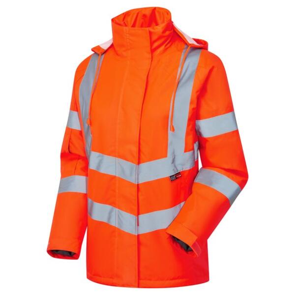 Women's Hi Vis Orange Kamela Padded Jacket Thumbnail