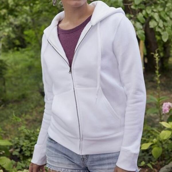 Lady-fit hooded sweat jacket Thumbnail