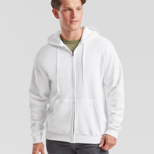 Zip through hooded sweatshirt Thumbnail