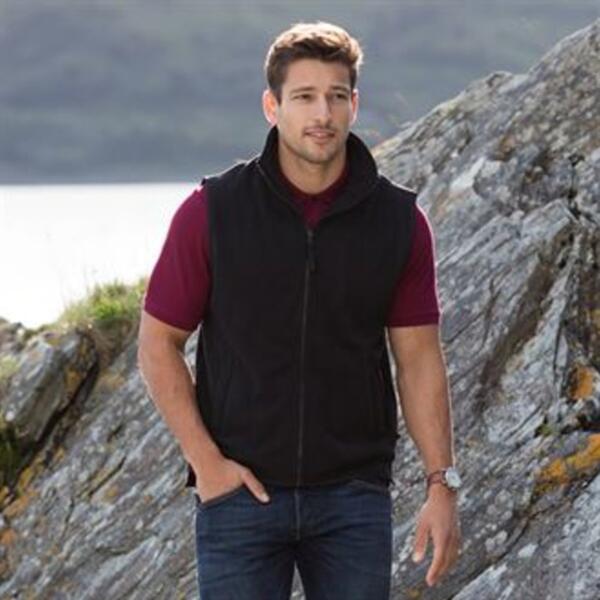 Sleeveless microfleece jacket Thumbnail