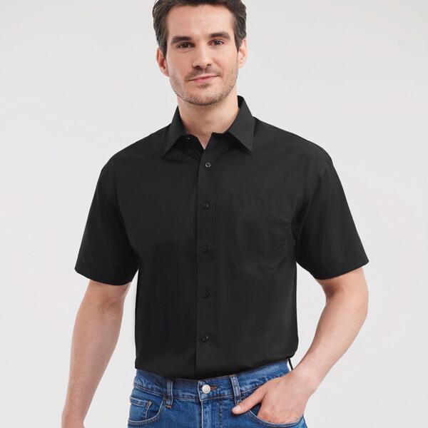 Short sleeve PolyCotton Poplin Shirt Thumbnail