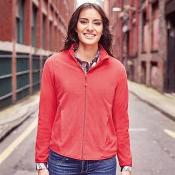 Women's full zip fitted microfleece Thumbnail