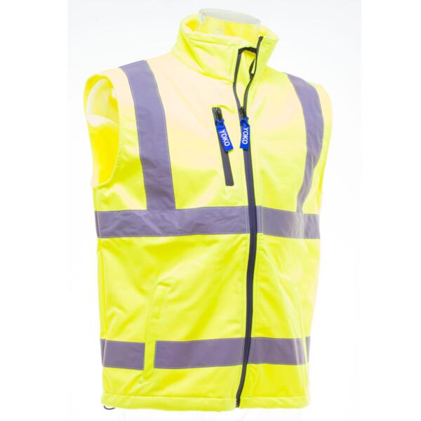 Yoko Hi-Vis Softshell Bodywarmer Thumbnail