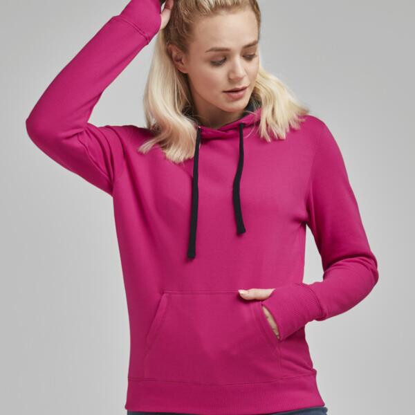 Ladies' Contrast Hoodie Thumbnail