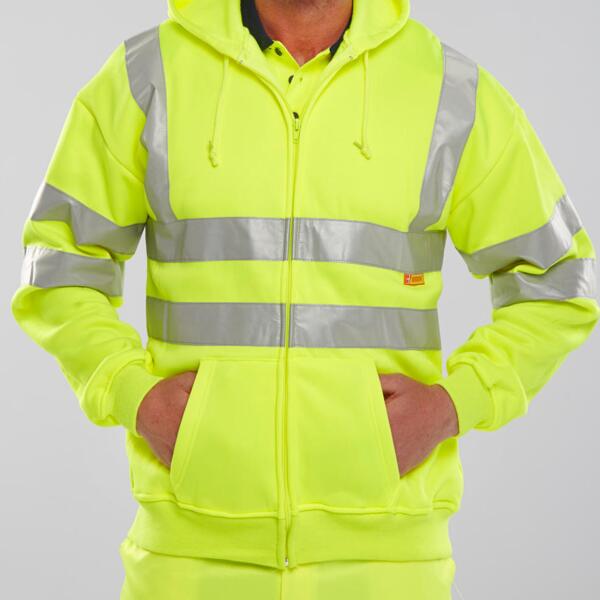 Hi Viz Zipped Hoodie  Thumbnail