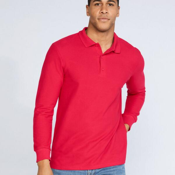 Gildan Premium Cotton L/Sleeve Polo Thumbnail