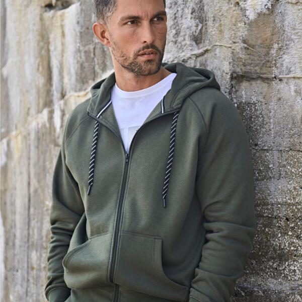 Tee Jays Mens Full Zip Hooded Sweat Thumbnail