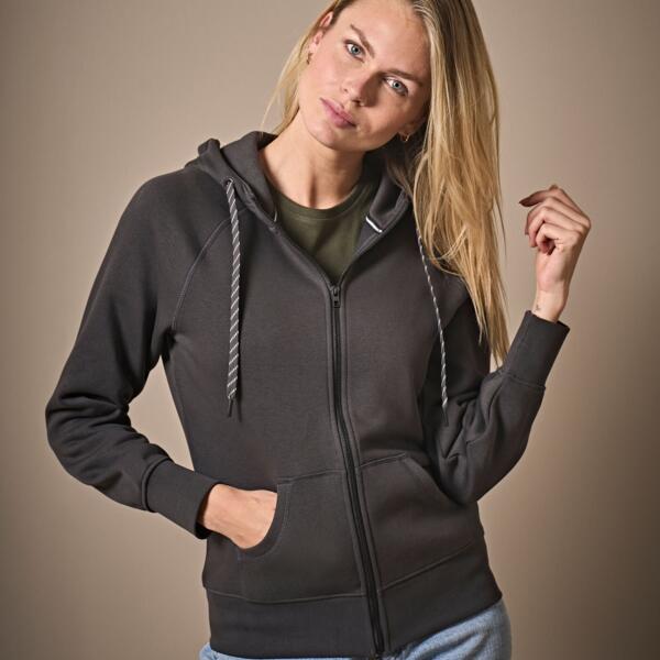 Tee Jays Ladies Full Zip Hooded Sweat Thumbnail