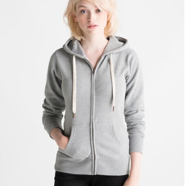 Mantis Superstar Ladies Zipped Hoodie Thumbnail