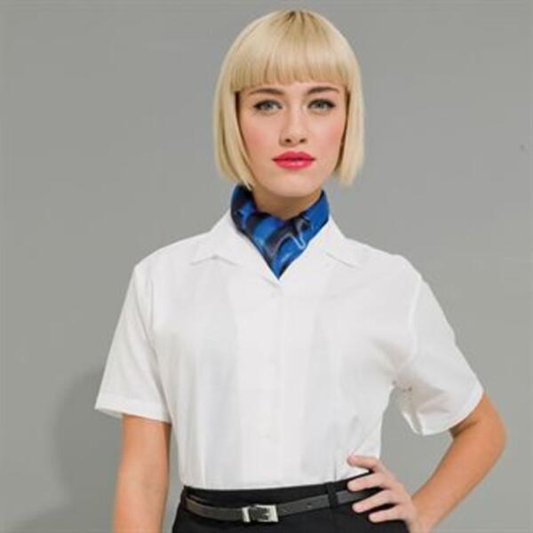 Short Sleeve Oxford Blouse Thumbnail