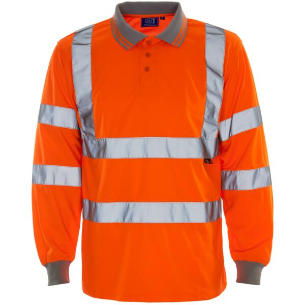 Hi Vis Polo Shirt L/S Thumbnail