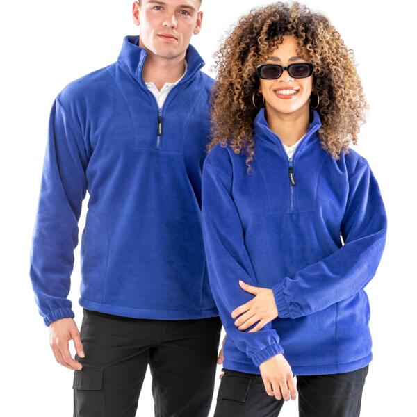 Unlined Active 1/4 Zip Fleece Top Thumbnail