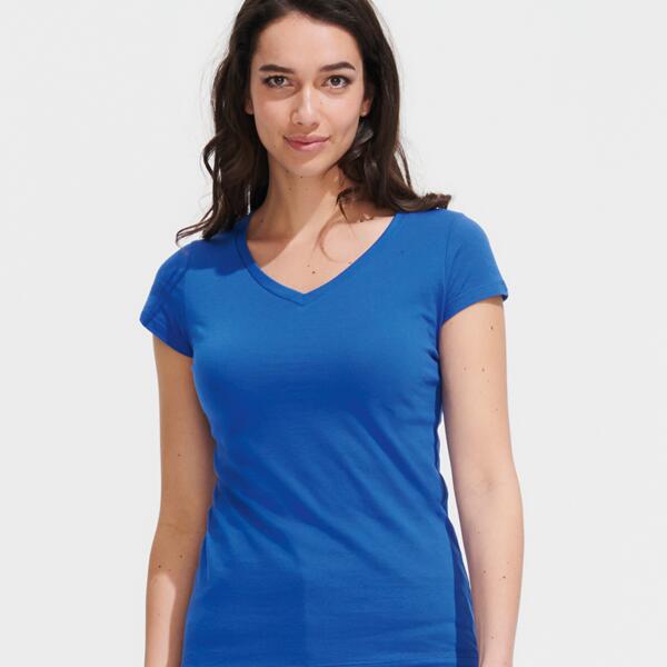 SOLS Ladies Moon V Nk T-Shirt Thumbnail