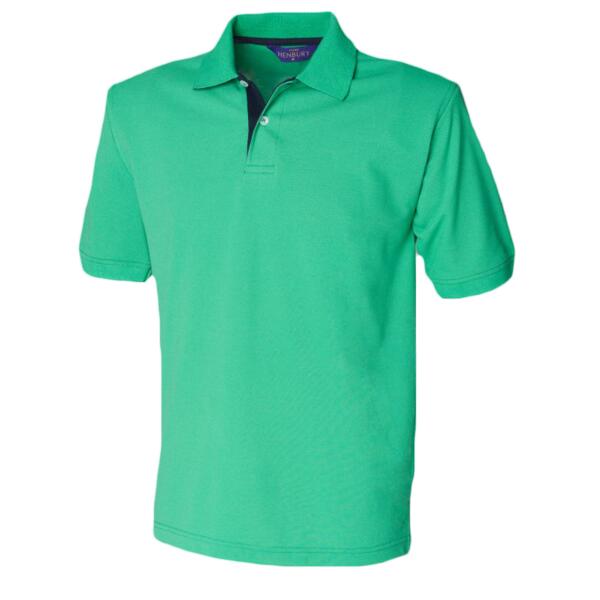 Henbury Contrast 65/35 Polo Shirt Thumbnail