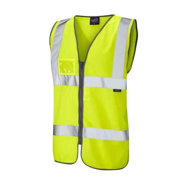 Hi Vis Waistcoat Zipped Front Thumbnail