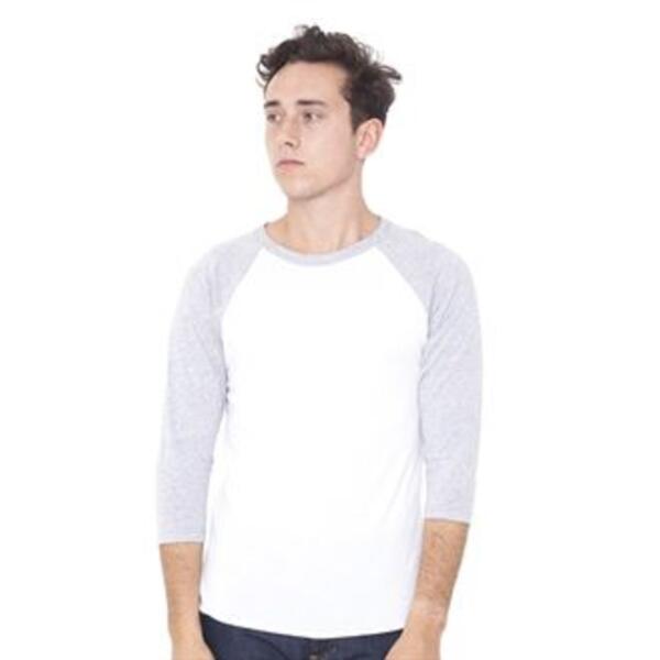 Polycotton ¾ sleeve raglan tee (BB453) Thumbnail