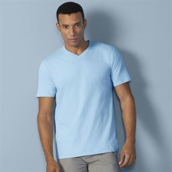 Premium cotton adult v-neck t-shirt Thumbnail