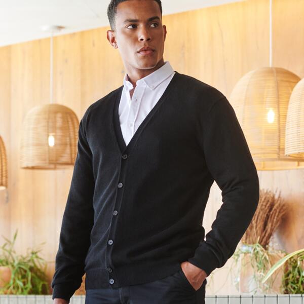 Henbury V Nk Button Cardigan Thumbnail