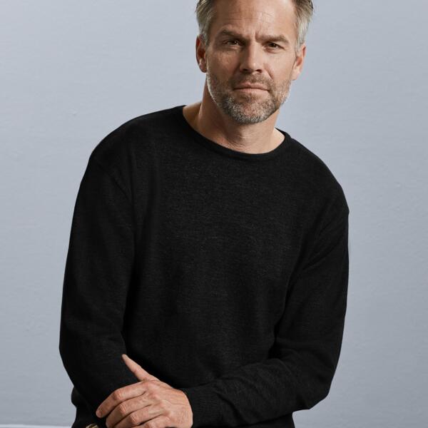 Russell Collection Knitted Crew Neck Thumbnail