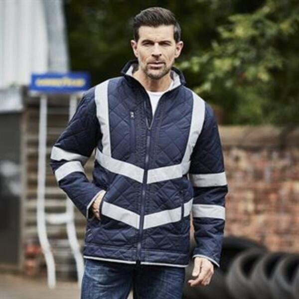 Hi-vis Kensington fleece lined jacket (HVW706) Thumbnail