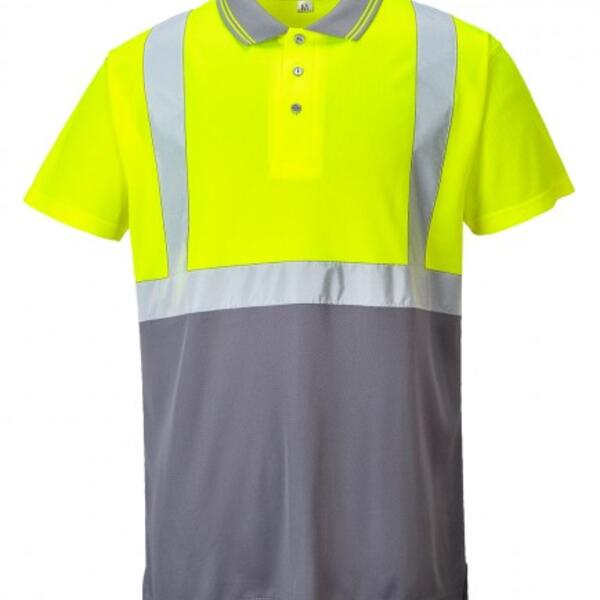 Portwest Two-Tone Hi Vis Polo Shirt Thumbnail
