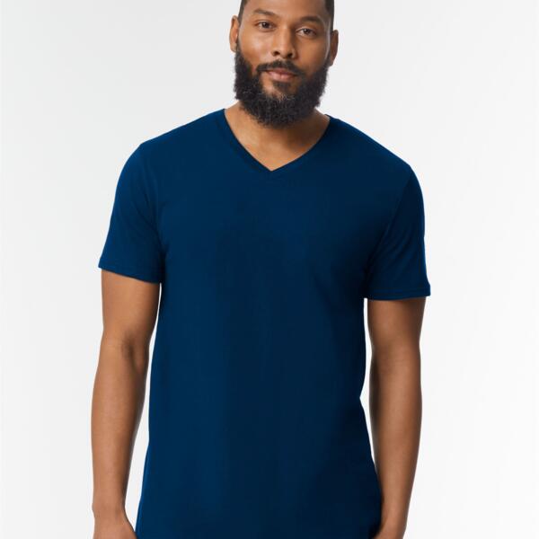 Men's Soft Style V-Neck T-Shirt Thumbnail