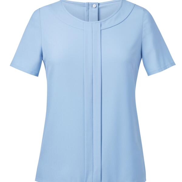 Womens Verona Crepe de Chine S/S Blouse Thumbnail