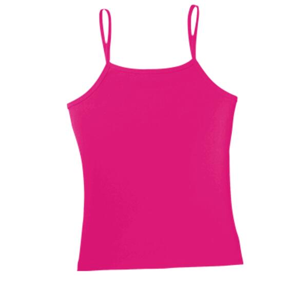 Ladie's Baby rib spaghetti strap tank top Thumbnail
