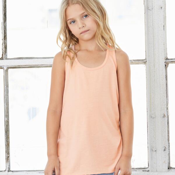 Bella Youths Flowy Racer Back Tank Top Thumbnail