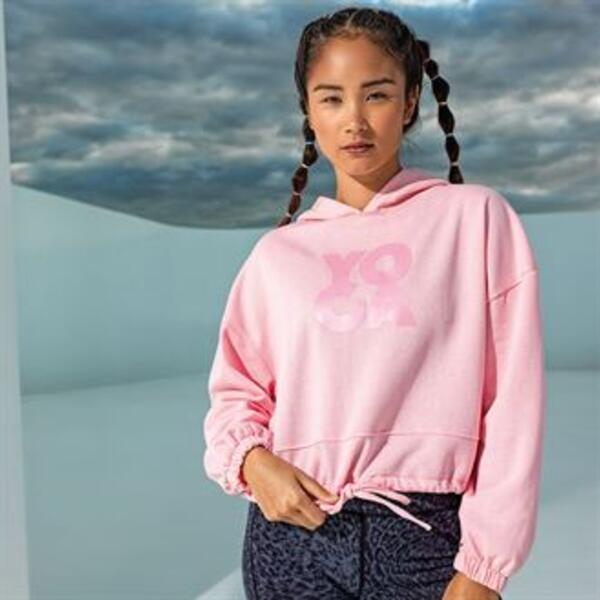 Women's TriDri® cropped oversize hoodie Thumbnail