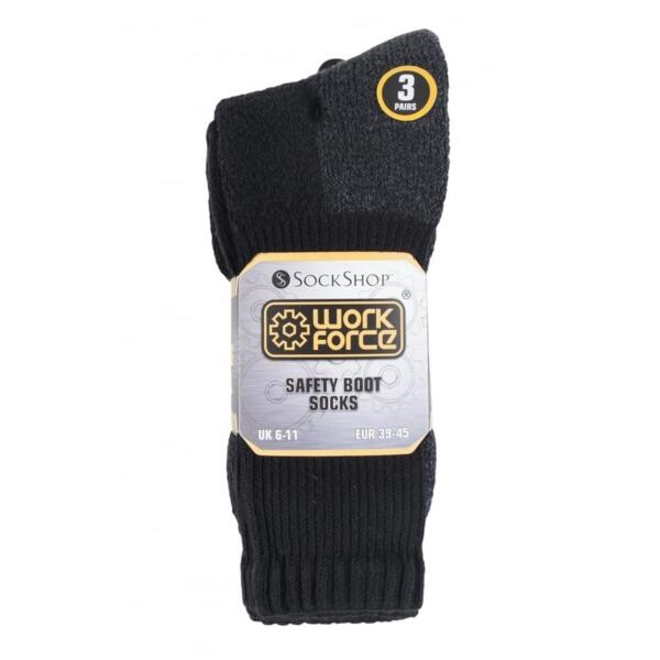 Work Force Safety Boot Socks - 3 Pairs Thumbnail