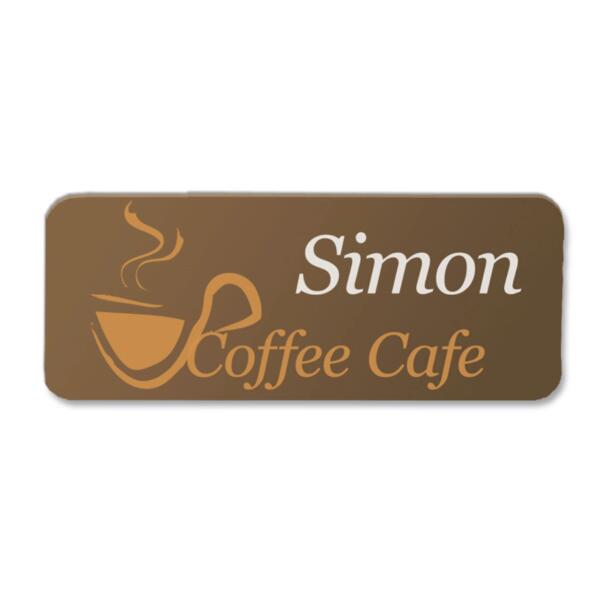 Rectangle Name Badge FRP 32 x 76mm Thumbnail