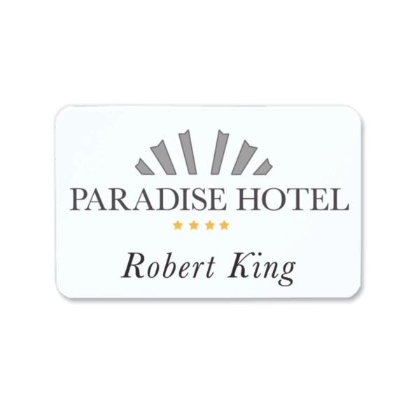 Rectangle Name Badge FRP 51 x 76mm Thumbnail