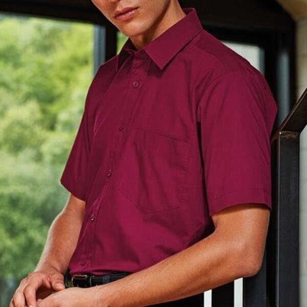 Short sleeve poplin shirt Thumbnail