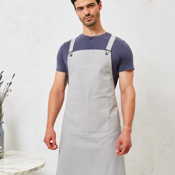 Cross back 'barista' bib apron Thumbnail