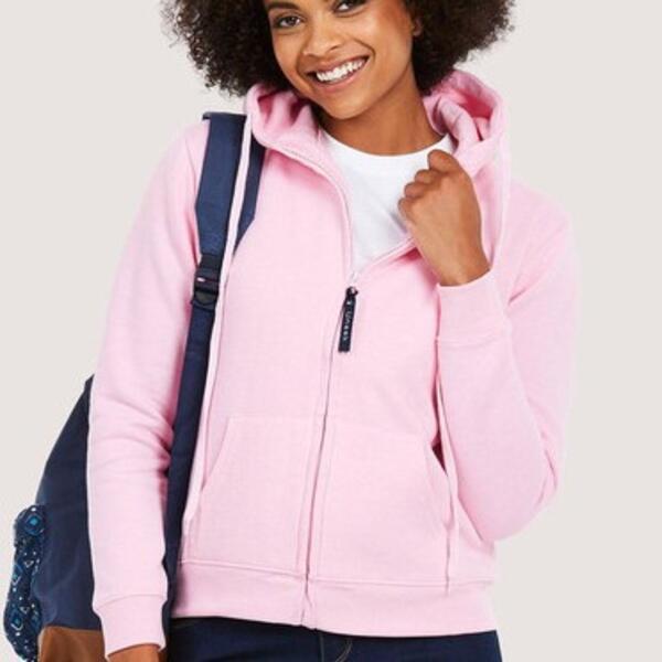 Ladies Classic Full Zip Hooded Sweatshirt Thumbnail